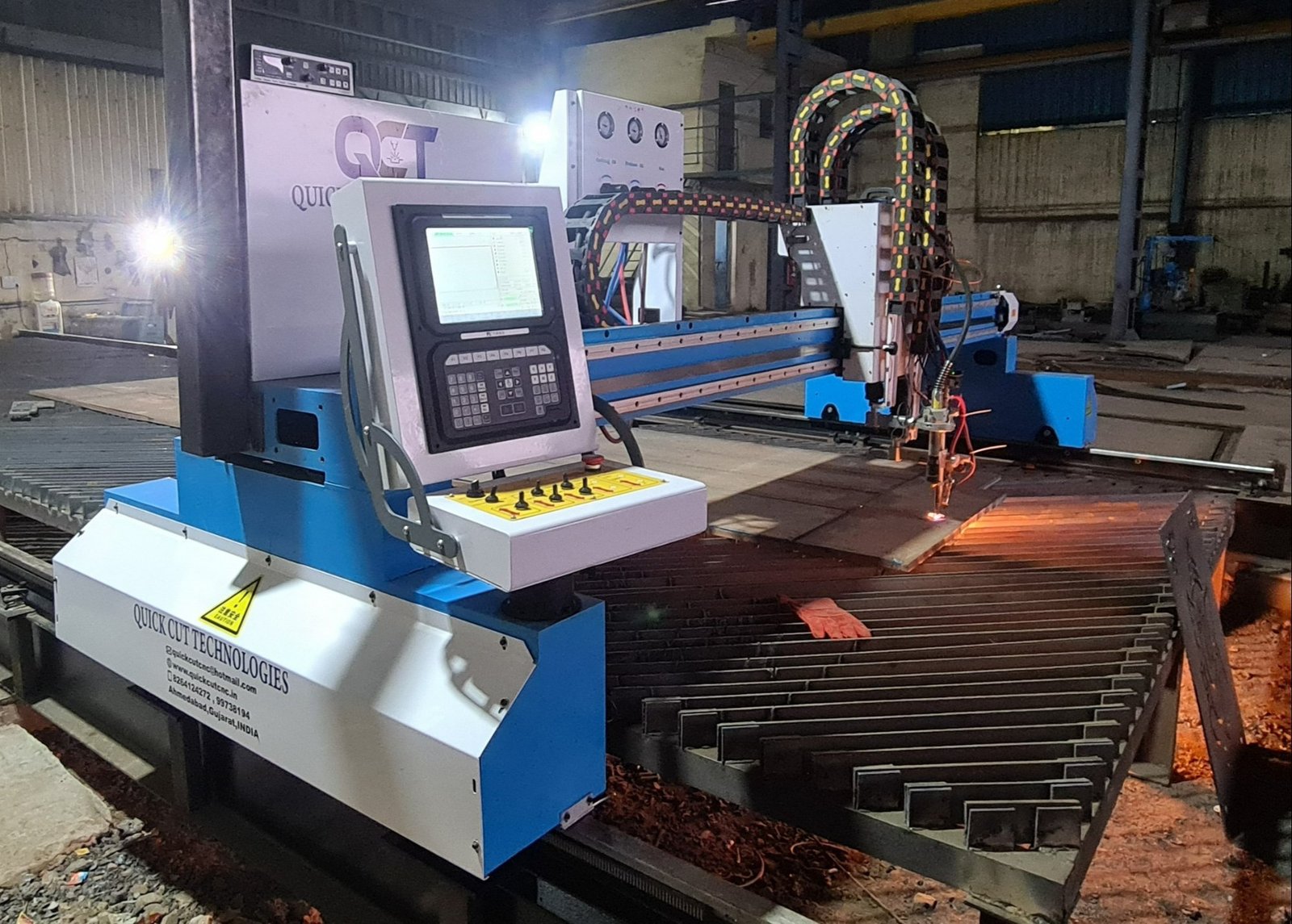 Industrial machinery and manufacturing facility